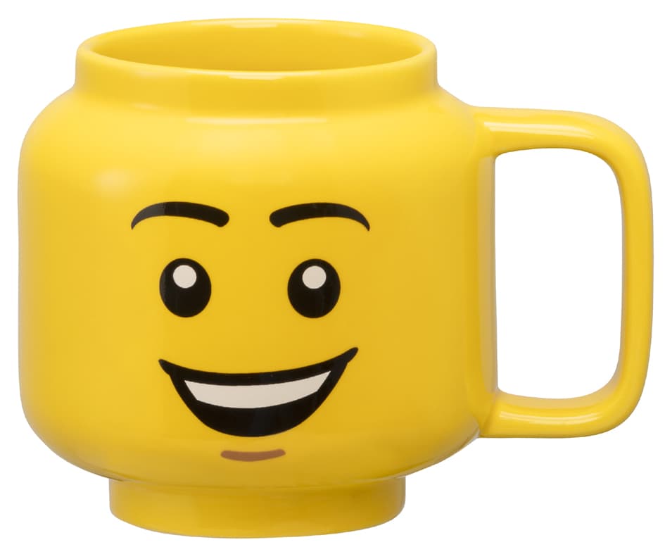 Lego Kaffeetasse Happy Boy, 255 Ml, Gelb, 8er Pack
