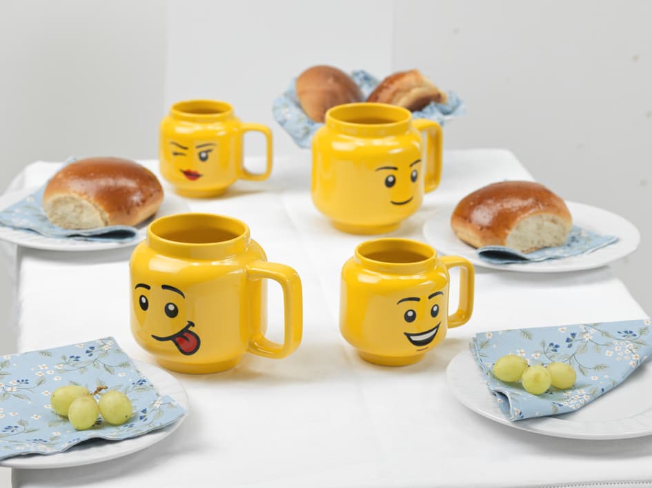 Lego Kaffeetasse Happy Boy, 530 Ml, Gelb, 6er Pack