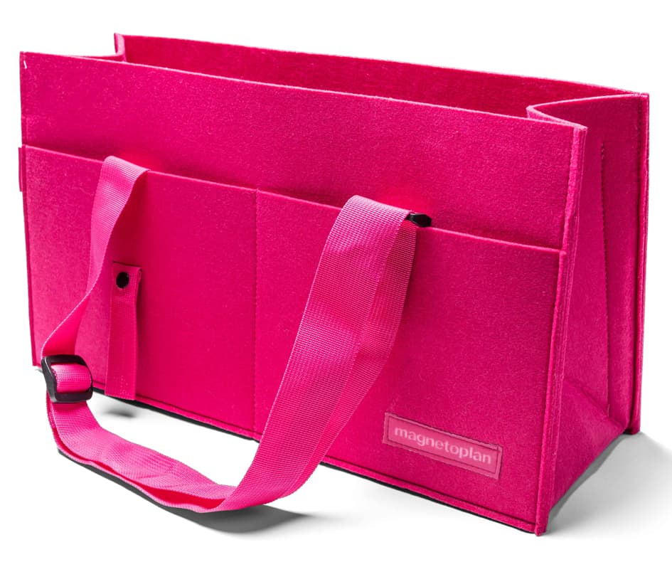 Magnetoplan Filztasche Desk Sharing Bag, Raspberry