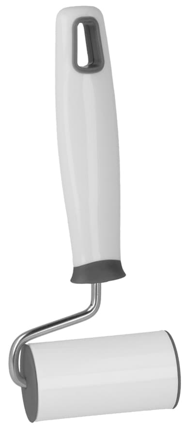 Metaltex Teigroller, Klein, Breite: 85 Mm, Grau / Weiß