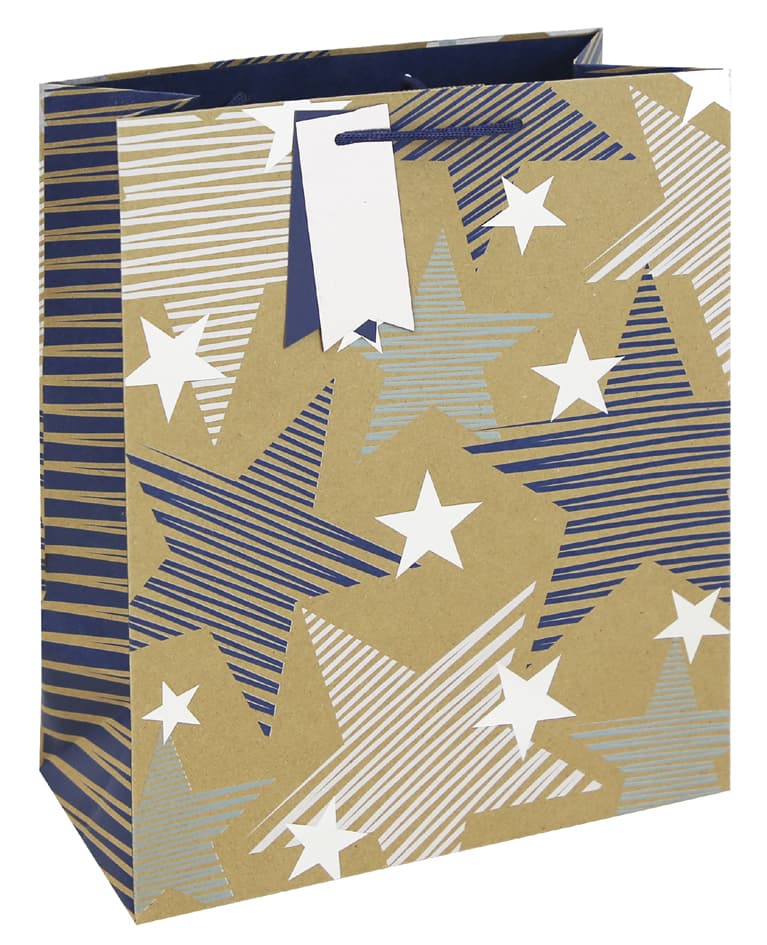 Clairefontaine Geschenktüte , Kraft Sterne, , Mittel