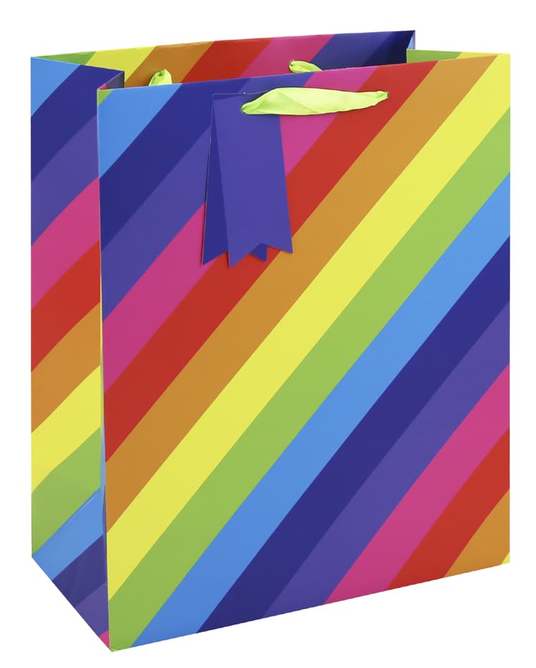 Clairefontaine Geschenktüte , Regenbogen, , Mittel