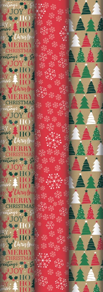 Clairefontaine Weihnachts-Geschenkpapier , Weihnacht,