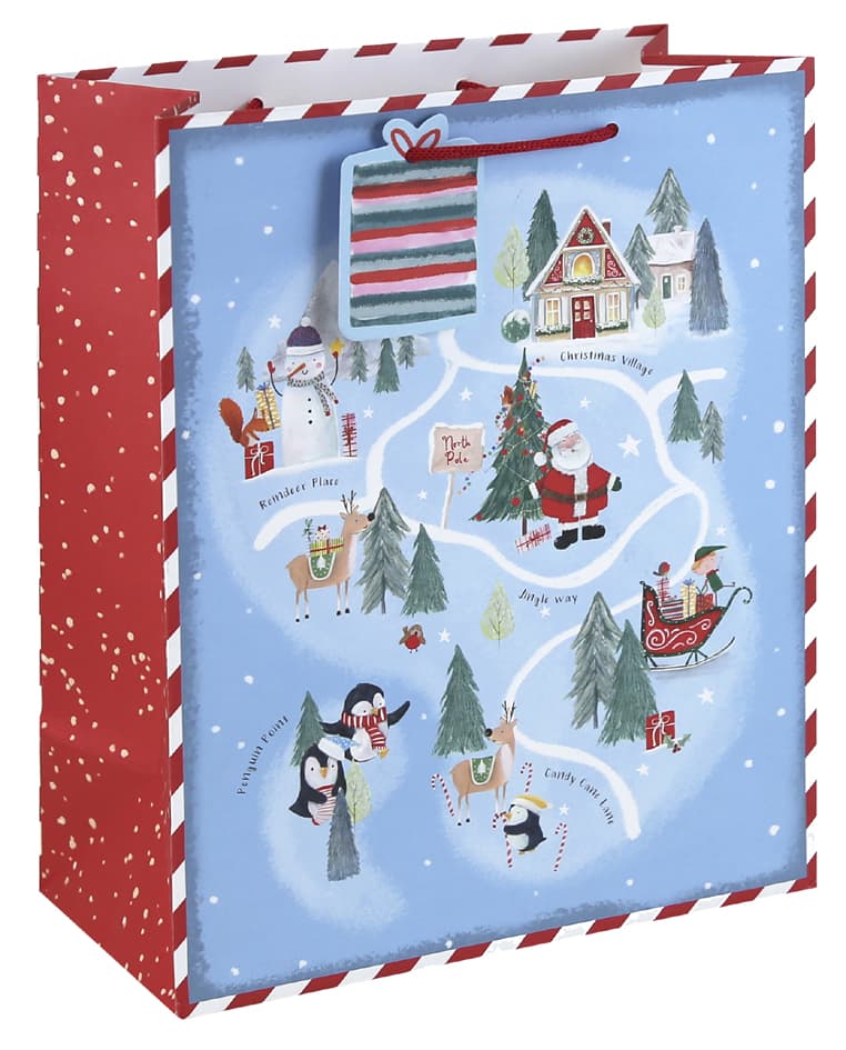 Clairefontaine Weihnachts-Geschenktüte , Nordpol, , Mittel