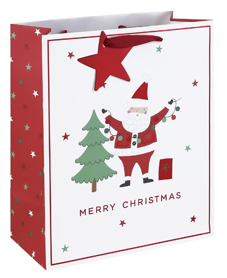 Clairefontaine Weihnachts-Geschenktüte , Merry Xmas, , Mittel