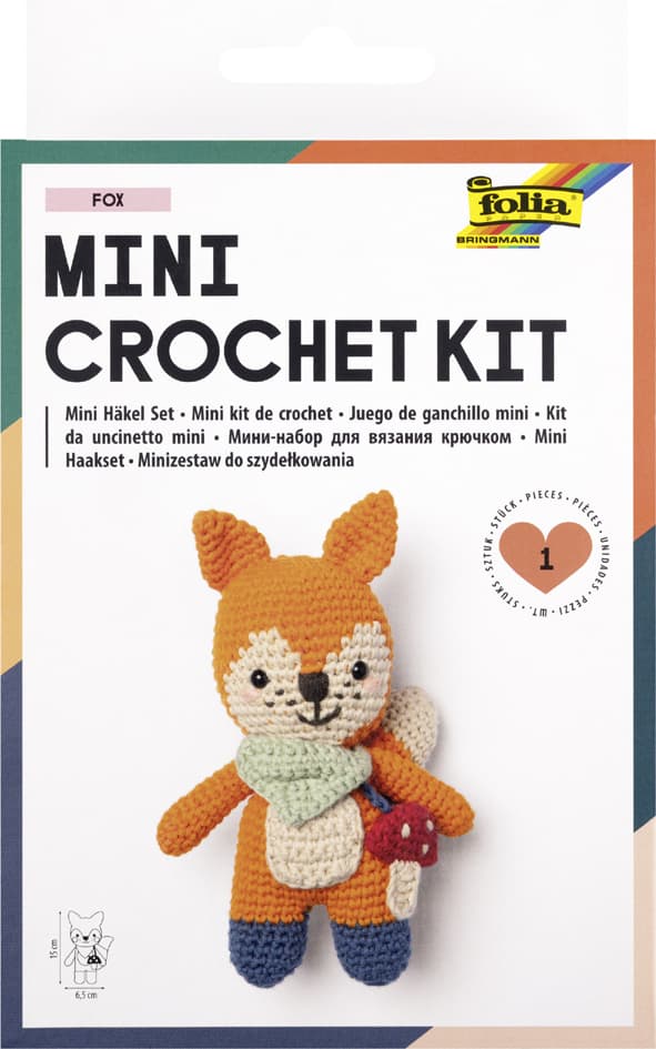 Folia Mini-Häkelset , Fox, , Fuchs-Motiv