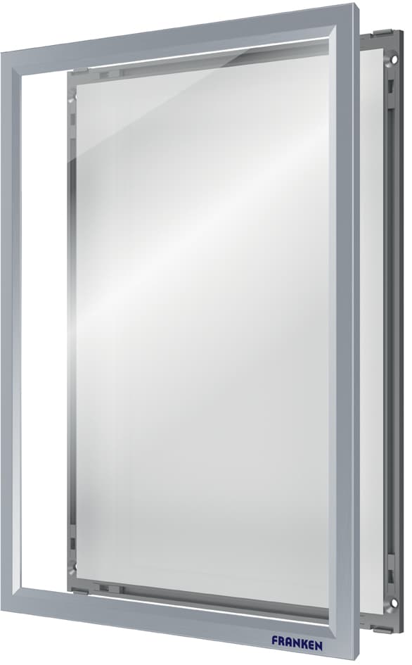 Franken Plakatrahmen Eco, Din A4, Silber