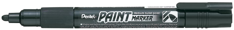 Pentel Lackmarker Paint Marker Mmp20, Schwarz