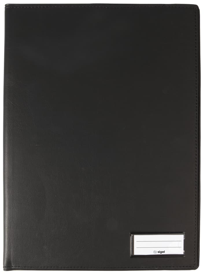 Sigel Einband Für Formularbuch, Din A6 Quer, Pu, Schwarz