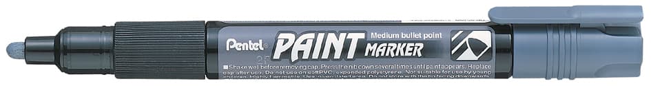 Pentel Lackmarker Paint Marker Mmp20, Grau