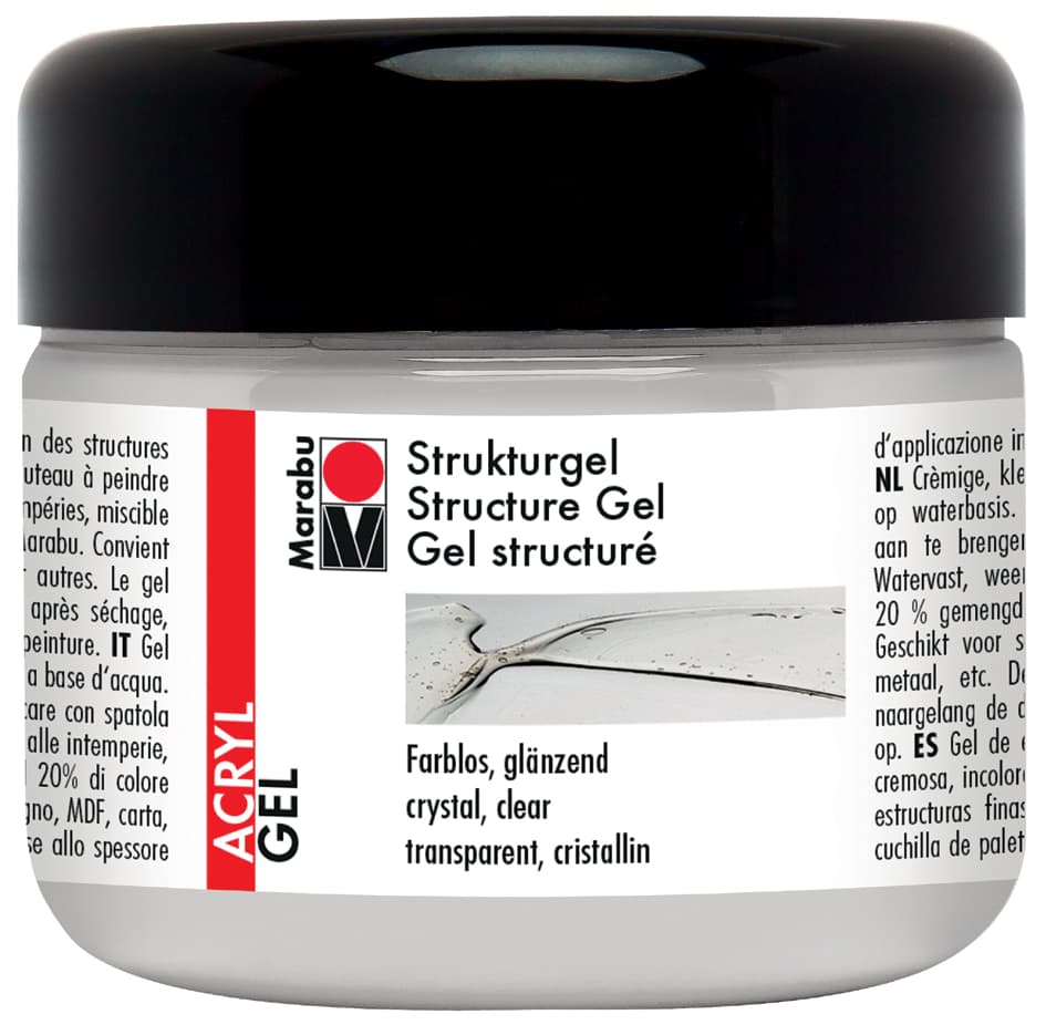 Marabu Strukturgel, 225 Ml, Farblos Glänzend