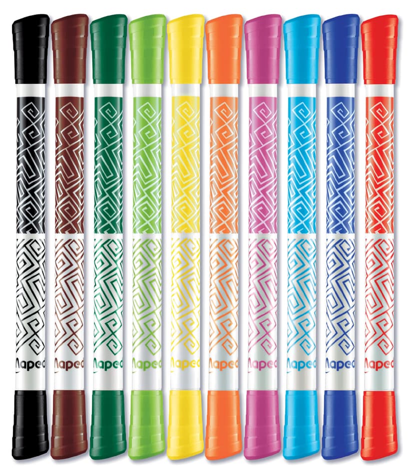 Maped Doppel-Fasermaler Color, Peps Duotip, 10er Kartonetui