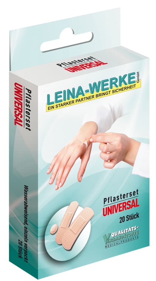 Leina Pflaster-Set , Universal, , 20-Teilig, Hautfarbe