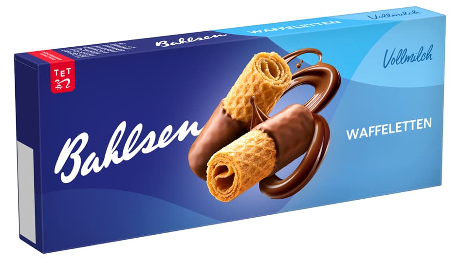 Bahlsen Waffelgebäck , Waffeletten Vollmilch,