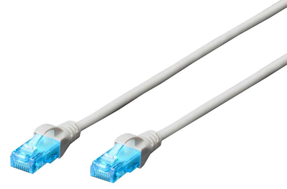 Digitus Patchkabel, Kat. 5e, U/Utp, 10,0 M, Grau
