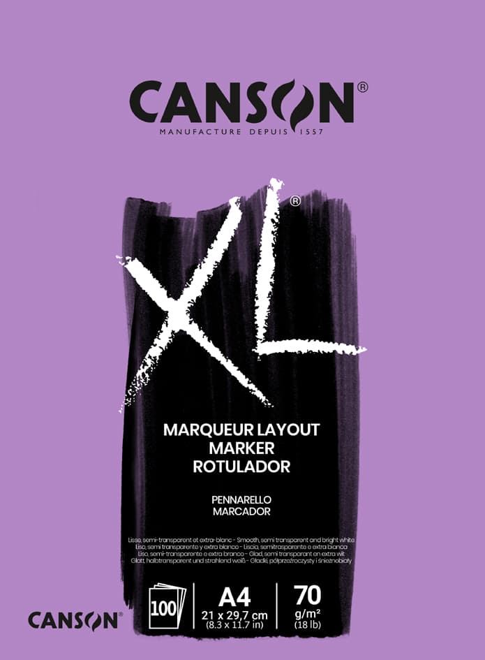 Canson Skizzen- Und Studienblock , Xl Marker, , Din A4,