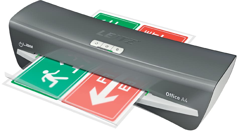 Leitz Laminiergerät Ilam Office A4, Bis Din A4, Dunkelgrau