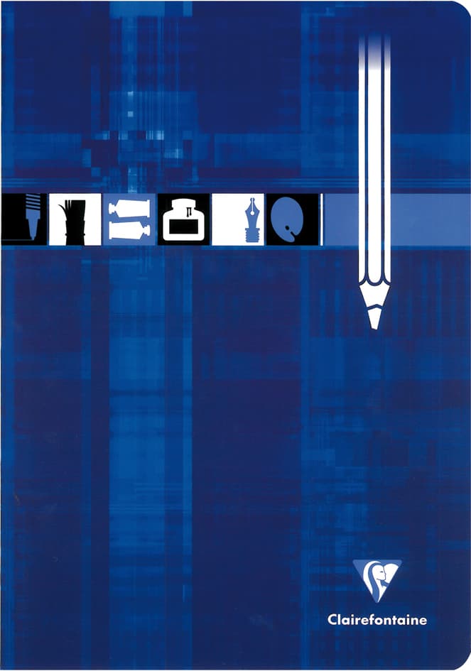 Clairefontaine Zeichenheft, Din A4, Blanko, 16 Blatt