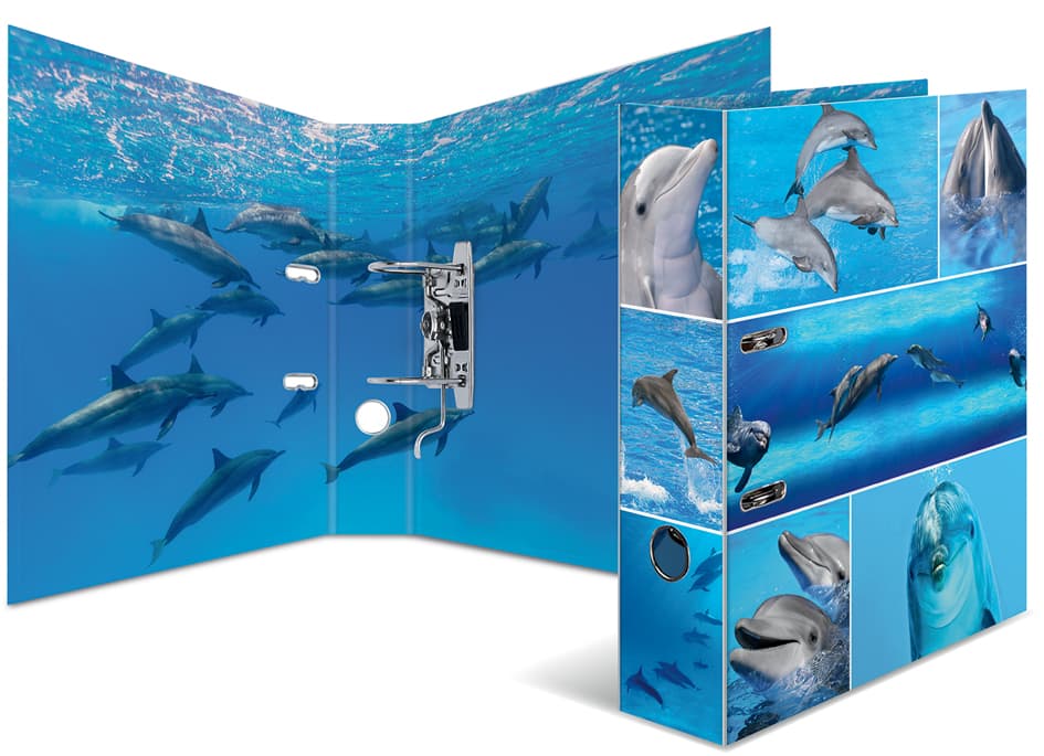 Herma Motivordner , Animals, , Din A4, Delfine