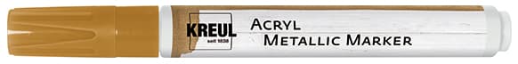 Kreul Acryl Metallic Marker Medium, Rundspitze, Silber
