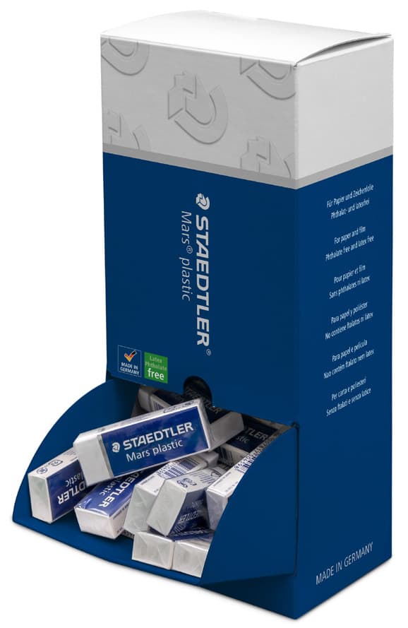 Staedtler Kunststoff-Radierer Mars Plastic, 40er Display