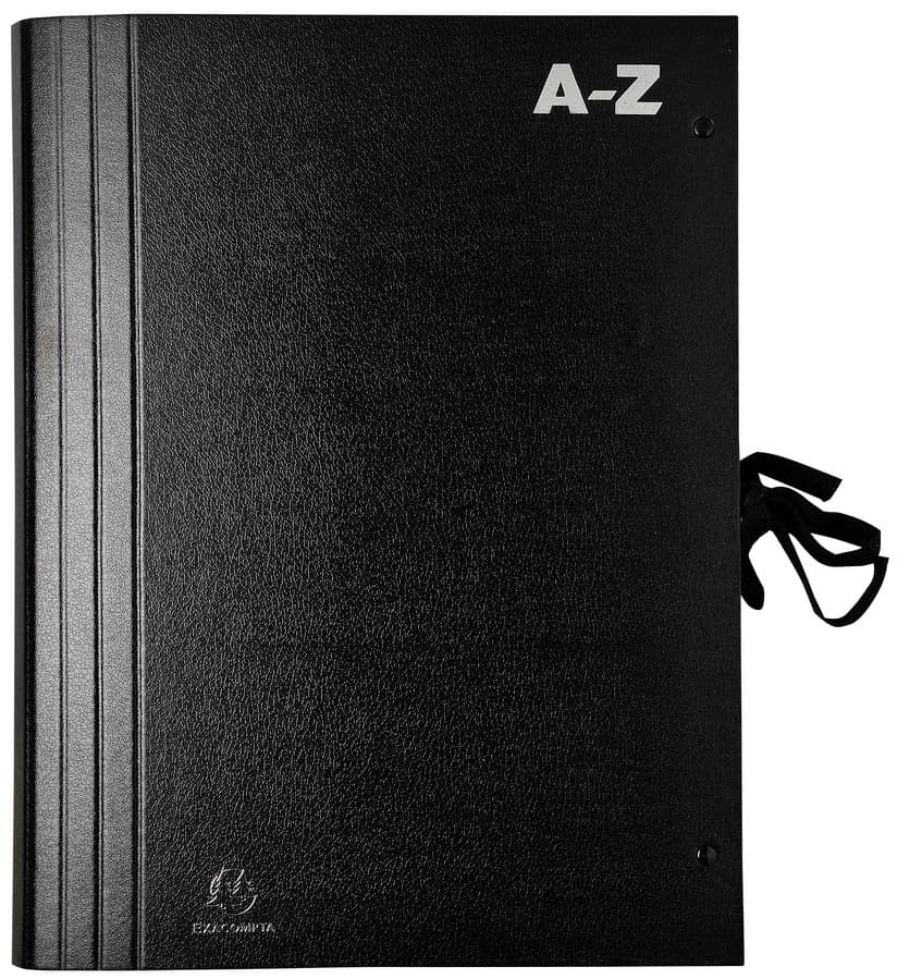 Exacompta Vorordner A-Z, Für Din A4, Schwarz