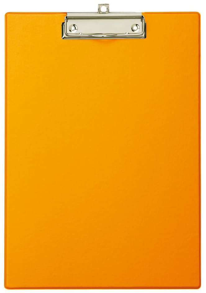 Maul Klemmbrett, Din A4, Mit Folienüberzug, Orange