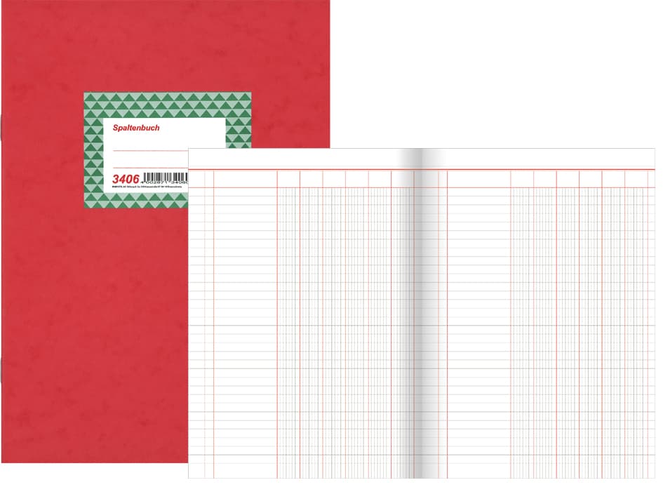 Rnk Verlag Spaltenbuch, Din A4, 6 Spalten