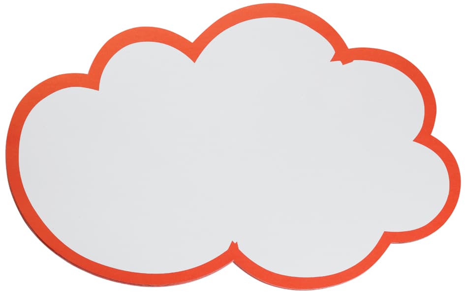 Franken Moderationskarte , Wolke, , Selbstklebend, 60x100 Mm