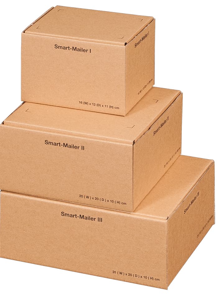 Smartboxpro Paket-Versandkarton , Smart Mailer, , Klein, Braun