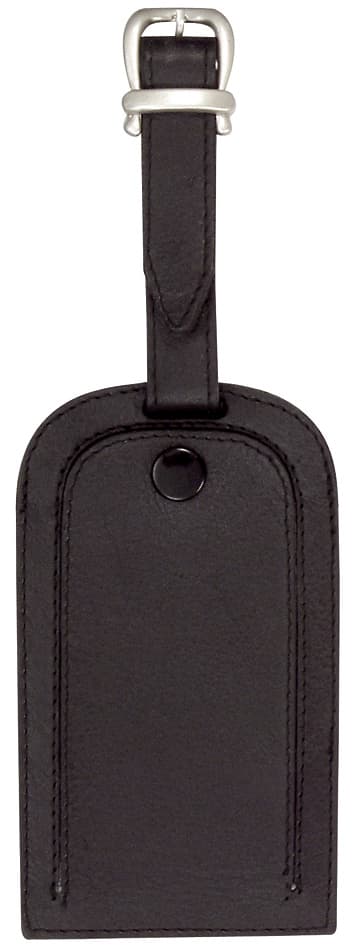 Jsa Gepäckanhänger, Aus Leder, Schwarz
