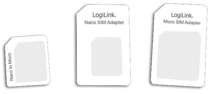 Logilink Sim-Karten-Adapter-Set, Nano / Micro / Standard Sim