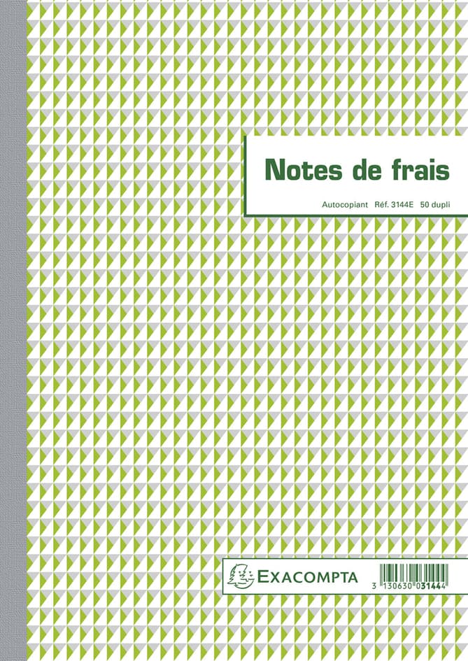 Exacompta Formularbuch , Note De Frais, , 297 X 210 Mm