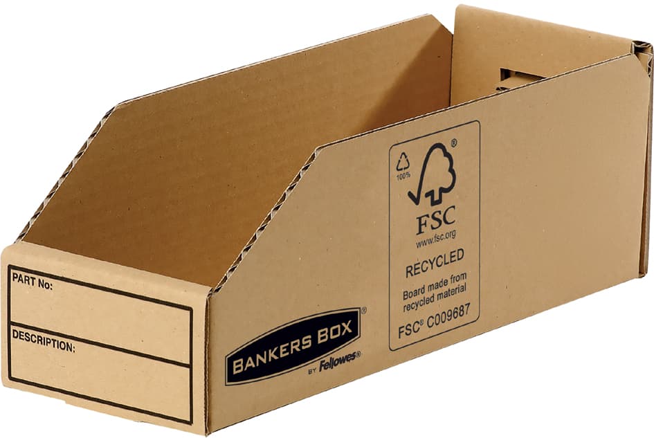 Fellowes Bankers Box Earth Kleinteilebox, Braun, (B)200 Mm