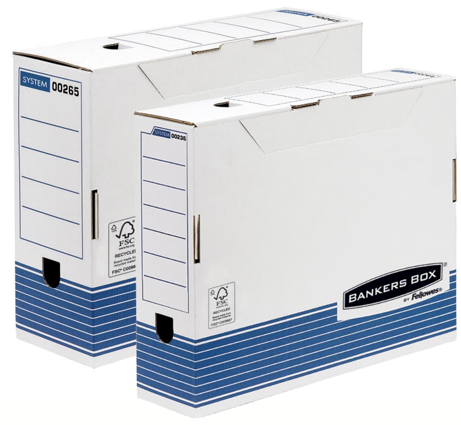 Fellowes Bankers Box System Archiv-Schachtel, Blau,(B)150 Mm
