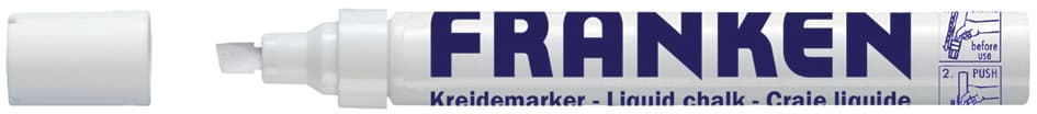Franken Kreidemarker, Strichstärke: 2-5 Mm, Weiß
