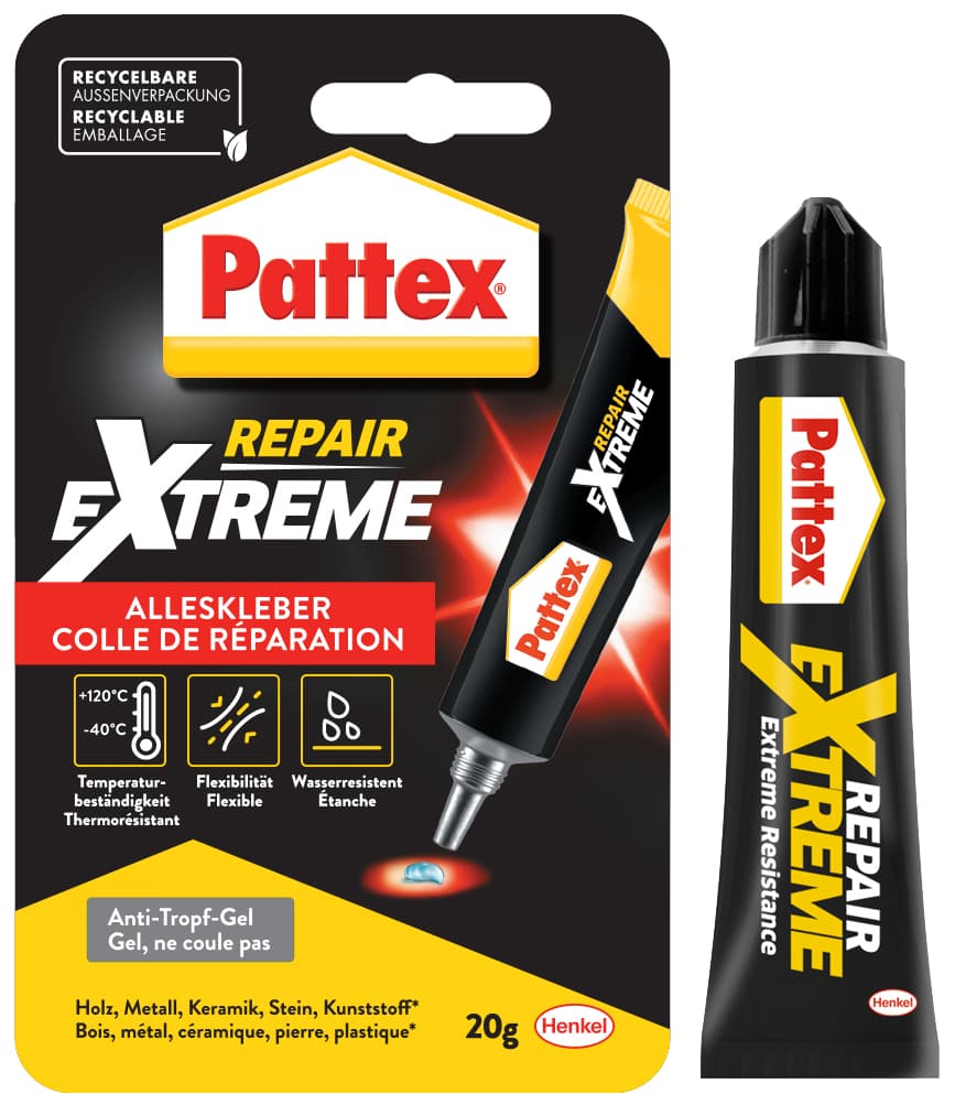 Pattex Alleskleber 100% Repair Extreme, 20 G Tube
