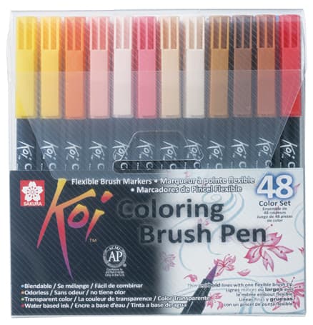 Sakura Pinselstift Koi Coloring Brush, 48er Etui