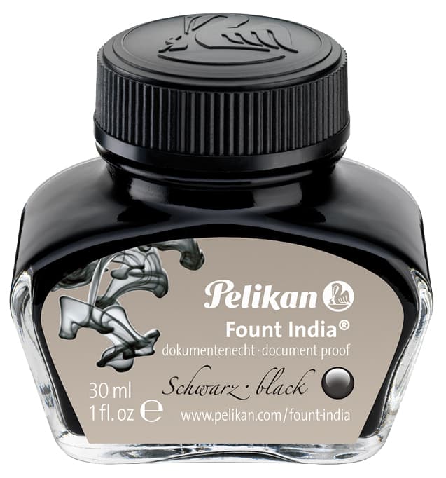 Pelikan Tinte , Fount India, , Schwarz, Im Glas