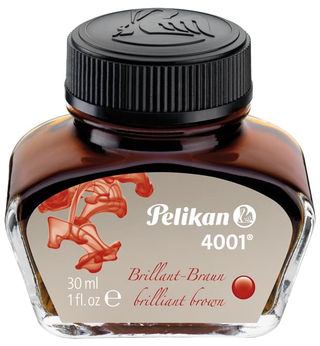Pelikan Tinte 4001 Im Glas, Braun, Inhalt: 30 Ml