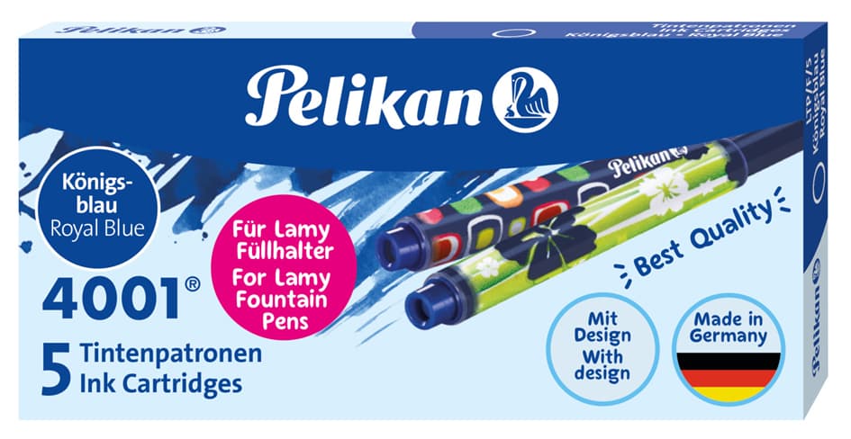 Pelikan Großraum-Tintenpatronen Ltp/F/5, Königsblau