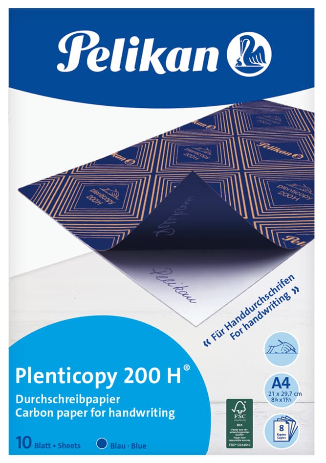 Pelikan Durchschreibpapier Plenticopy 200, Din A4, 10 Blatt