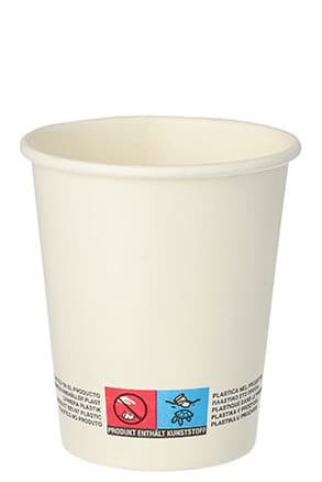 Starpak Papp-Trinkbecher, 0,2 L, Weiß