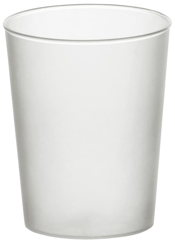 Starpak Kunststoff-Schnapsglas, 4 Cl, Satiniert
