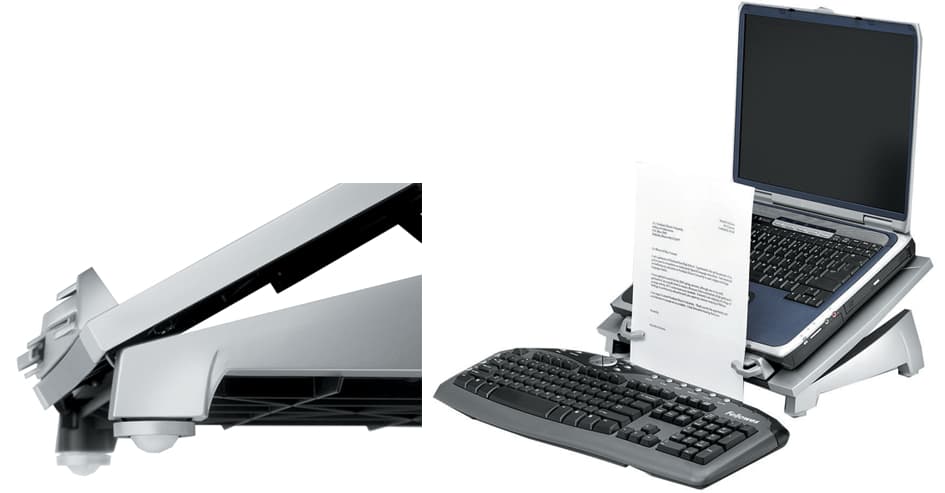 Fellowes Notebook-Ständer Plus Office Suites, Silber