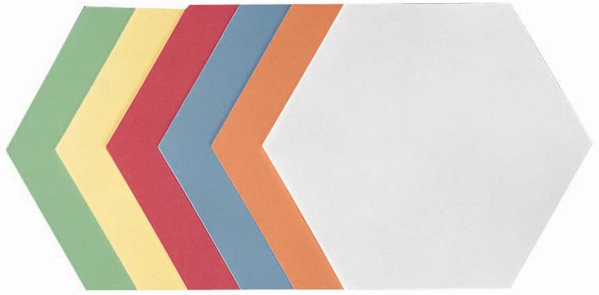 Franken Moderationskarte, Wabe, 190 X 165 Mm, Sortiert