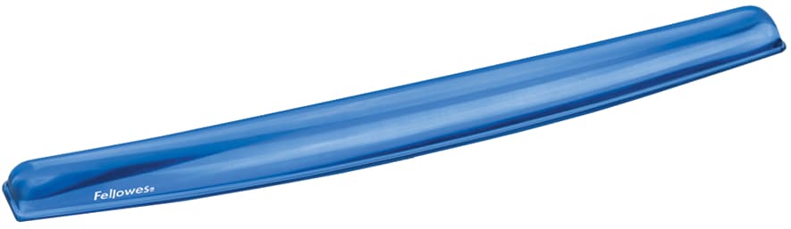 Fellowes Tastatur-Handgelenkauflage Crystals Gel, Schwarz
