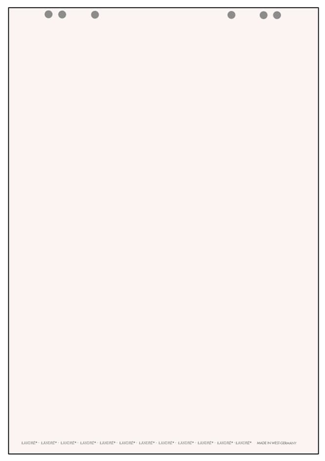 Landré Flip-Chart-Block, 20 Blatt, Blanko, 650 X 980 Mm