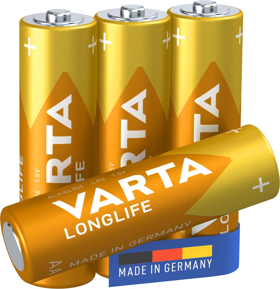 Varta Alkaline Batterie Longlife, Mignon (Aa/Lr6)