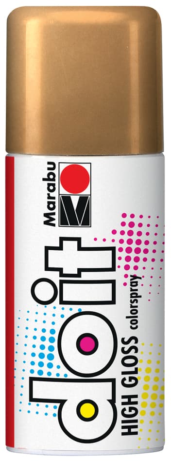 Marabu Sprühfarbe Do It High Gloss, Hochglanz-Gold